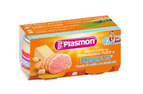 Plasmon Omogeneizzato al Formaggino con Prosciutto 2 x 80 g