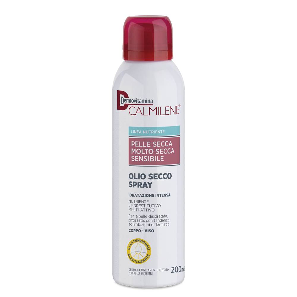 Dermovitamina Calmilene Olio Secco Spray per Pelli Sensibili 200 ml