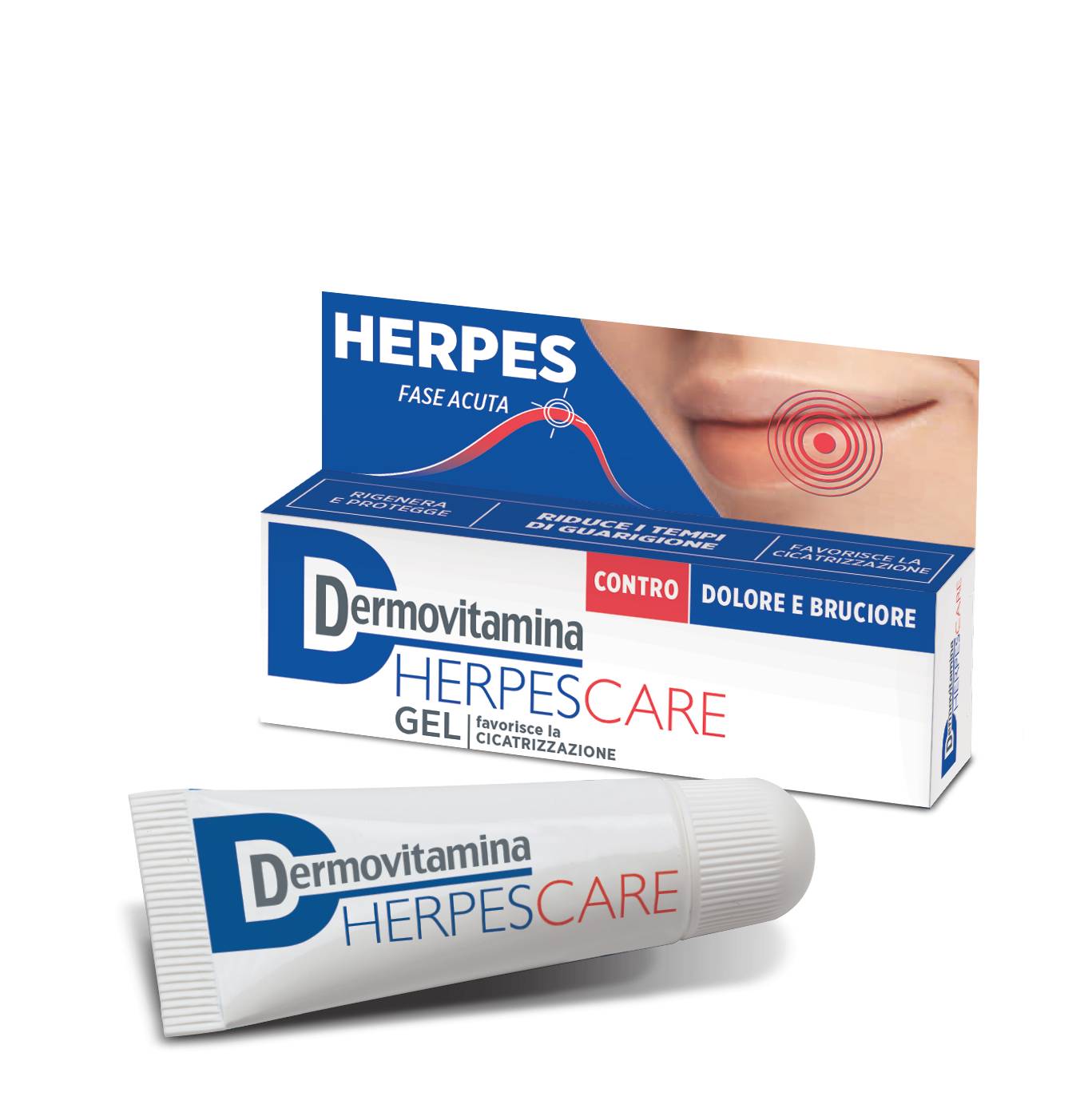 Dermovitamina Herpes Care Gel per le labbra 8 ml