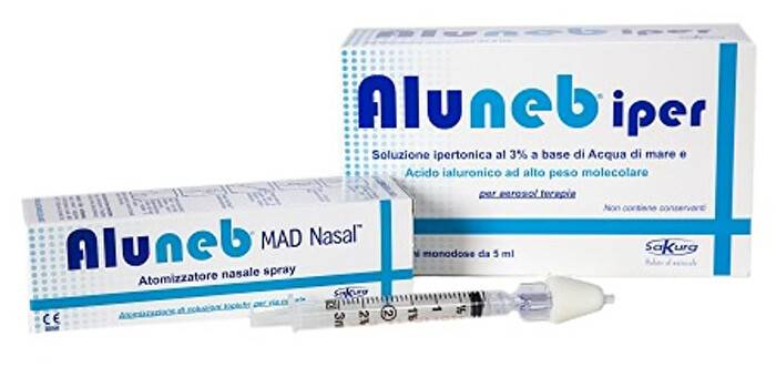 Aluneb Iper Kit 20 Flaconcini + Mad Nasal Soluzioni da Nebulizzare