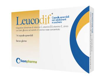 Leucodif Integratore Utile per le Difese Immunitarie 14 capsule spremibili