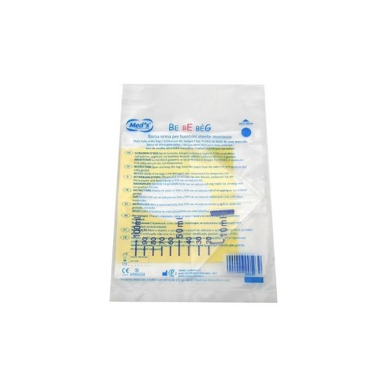 Med's Sacca Raccolta Urine Neonati per Maschietti
