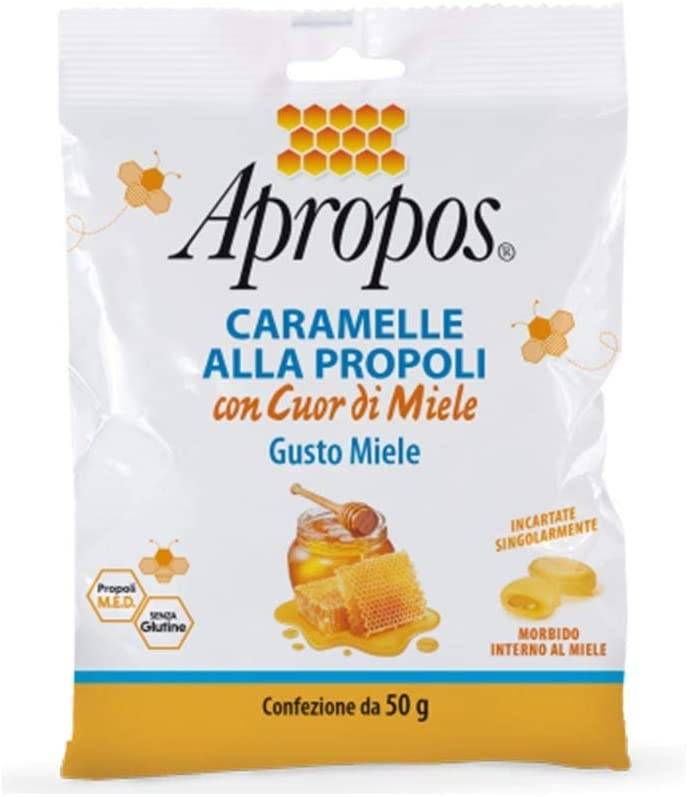 Apropos Caramelle alla Propoli con Cuore di Miele 50 gr