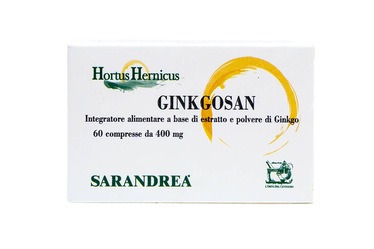 Sarandrea Marco Ginkgosan Integratore Per La Circolazione 60 cpr