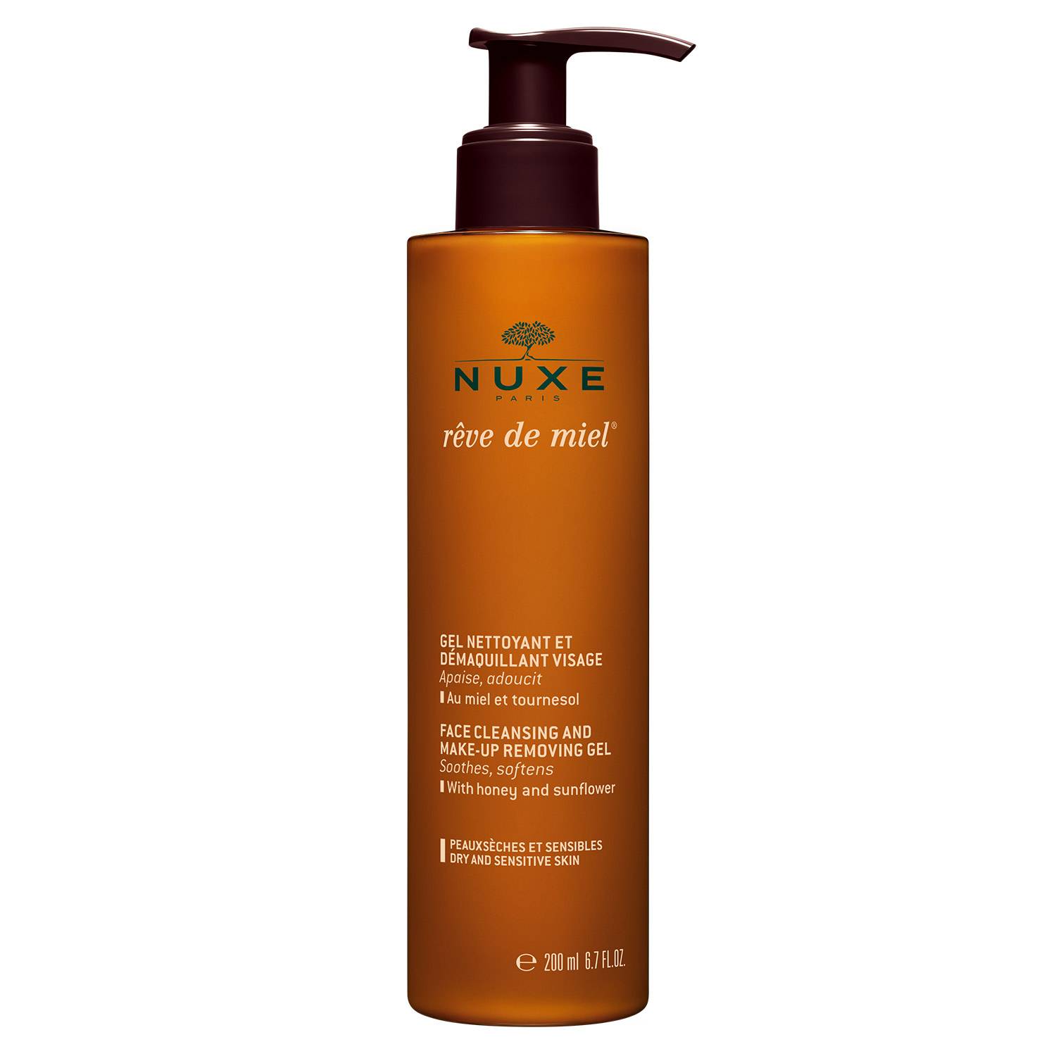 Nuxe Rêve De Miel Gel Struccante E Detergente Al Miele 200ml
