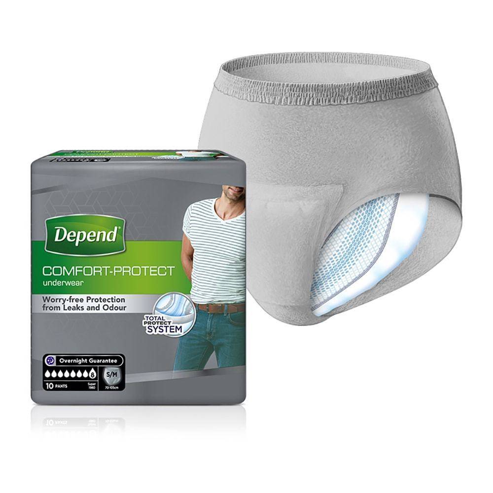 Depend Comfort Protect Slip Assorbenti Uomo S/M