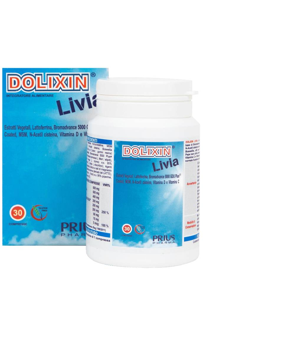 Dolixin Livia Integratore con Bromadvance e Lattoferrina 30 compresse