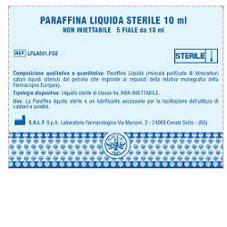 Paraffina Liquida Sterile Lubrificante 5 Fiale 10 Ml