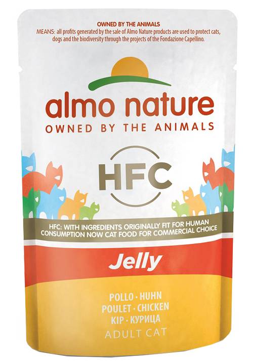 Almo Nature Classic Jelly Cibo umido con pollo per gatti 55 g