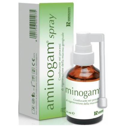Polifarma Aminogam Spray rigenerante cavo orale 15 ml