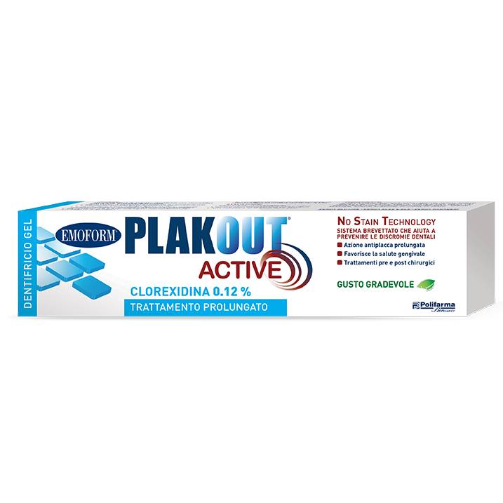 Polifarma Plakout Active 0,12% Dentifricio 75 ml
