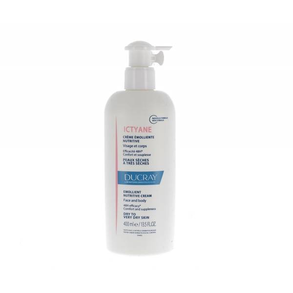 Ducray Ictyane Crema Anti Secchezza Viso e Corpo 400 ml