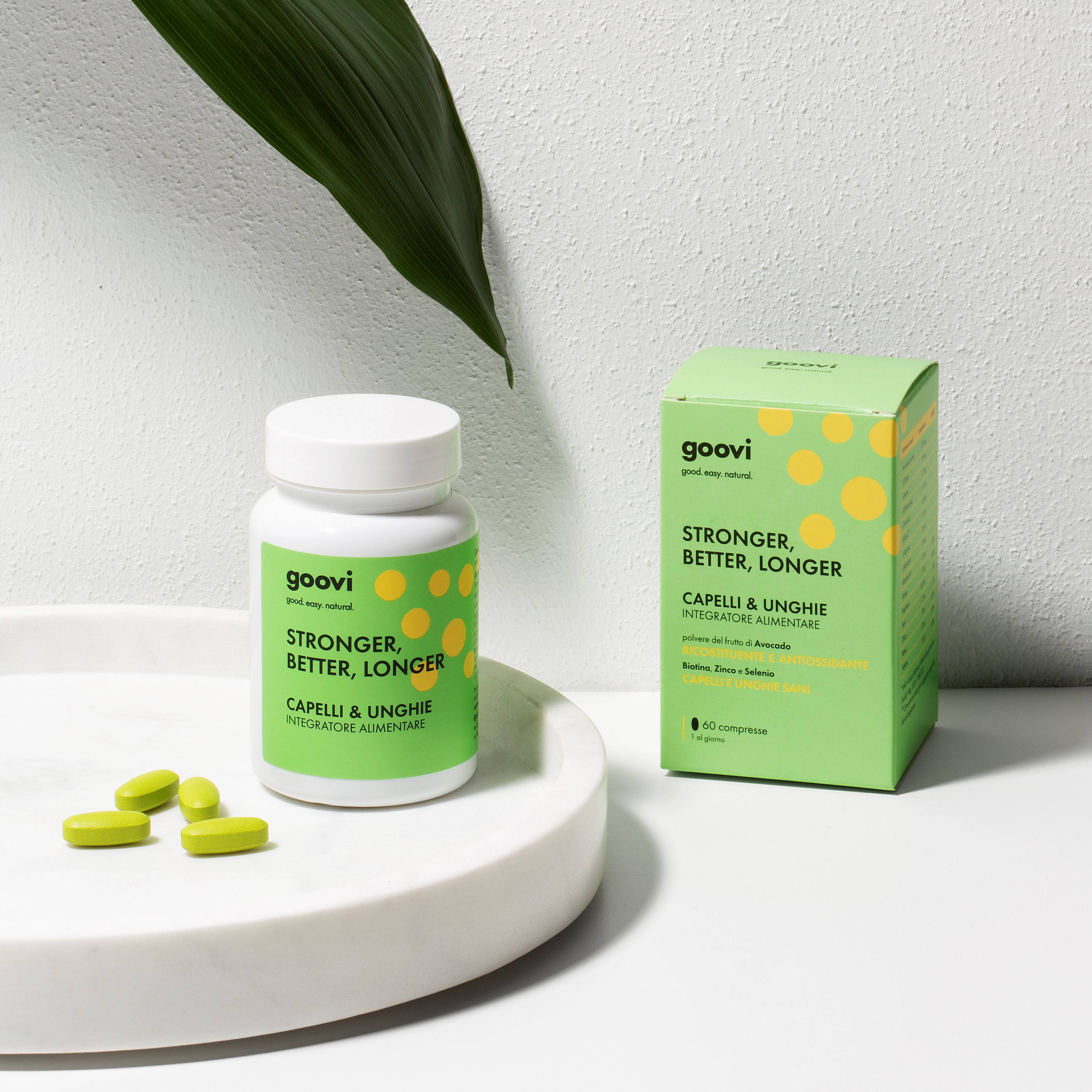 Goovi Capelli & Unghie Integratore 60 compresse
