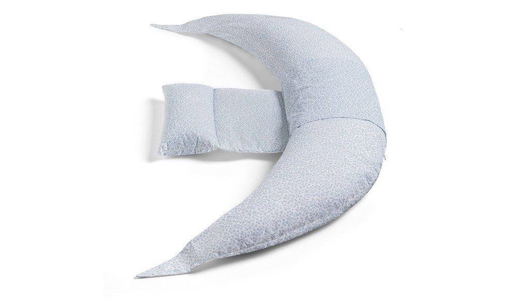 Nuvita DreamWizard 12 in 1 Cuscino Gravidanza e Allattamento Colore Grigio/Bianco