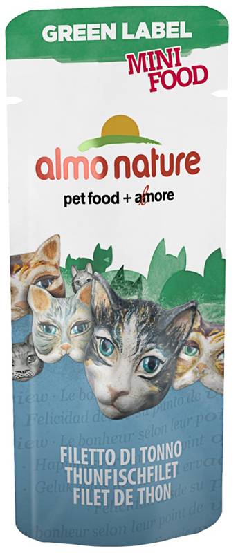 Green Label Mini Food Filetto Tonno per gatto adulto 3 g