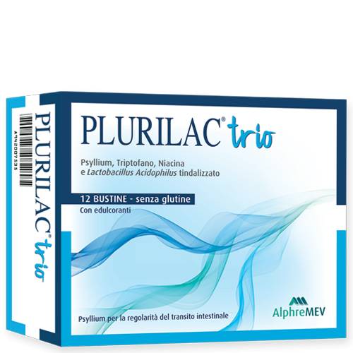 AlphreMev Plurilac Trio Integratore per il Transito Intestinale 12 bustine