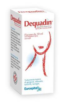DEQUADIN*spray mucosa orale 10 ml 0,5%