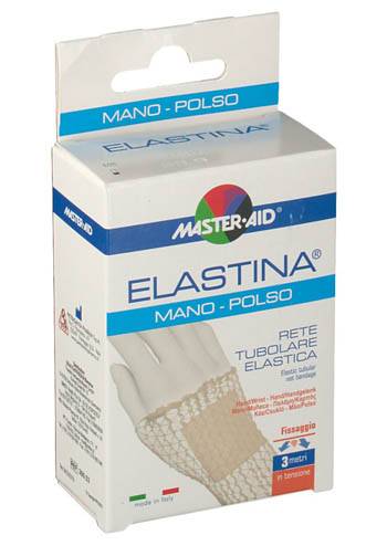 Master Aid Rete tubolare elastica con elastina per mano/polso 3 MT in tensione Calibro 3 cm