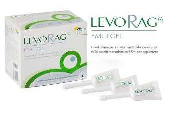 Levorag Emulgel Crema Trattamento Ragadi Anali 20 tubetti monodose 3,5 ml