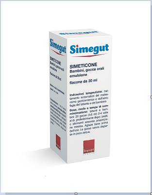 Simegut Gocce Simeticone Contro il Meteorismo 30 ml