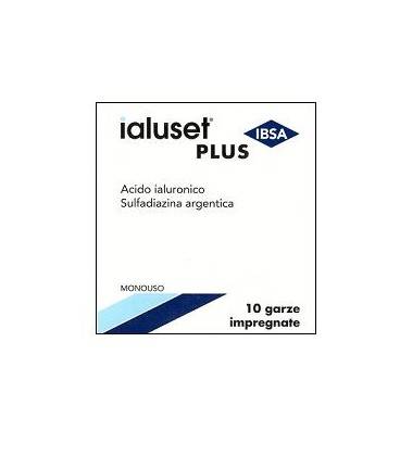 Ialuset Plus Garza con Acido Ialuronico 10 Garze