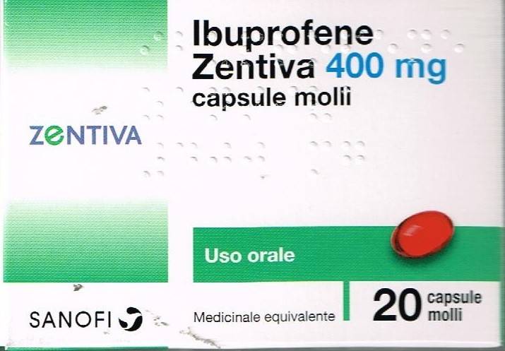 Zentiva Ibuprofene 400 mg 20 capsule molli