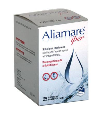 ALIAMARE 25 FLACONCINI IPERTONICI DA 5 ML
