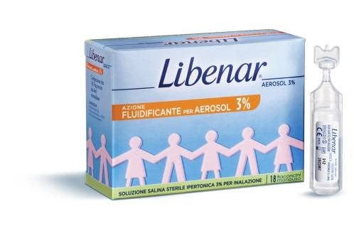 Libenar Aerosol Ipertoniche 3% 18 flaconcini monouso