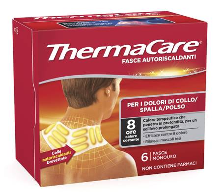 Thermacare Fasce Autoriscaldanti Collo - Spalla - Polso 6 Pezzi