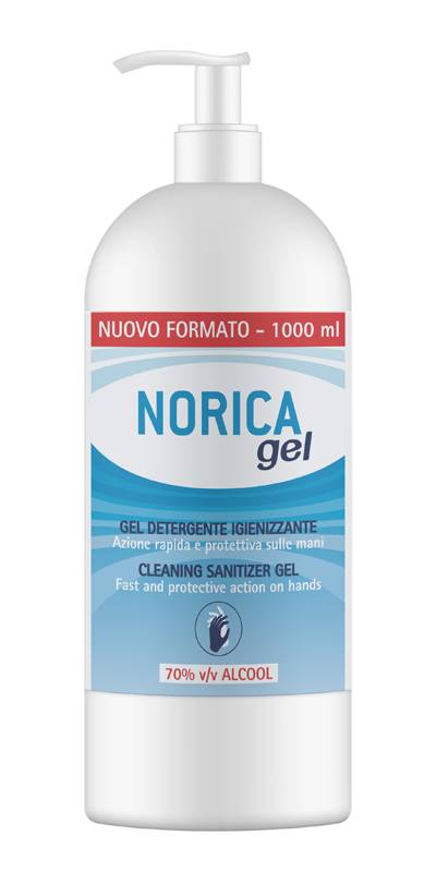 Norica Gel Detergente Igienizzante 70% Alcool 1000 ml