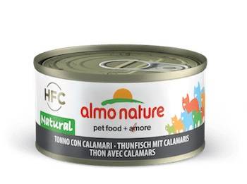 Almo Nature Cat Tonno con Calamari Alimento umido per gatti 70 g