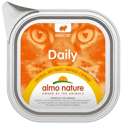 Almo Nature Daily Menu Cats Alimento umido per gatti con pollo 100 g