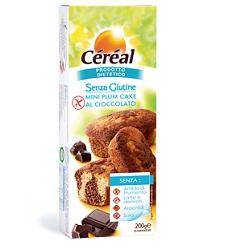 Cereal Mini Plumcake Senza Glutine Gocce di Cioccolato 200 grammi