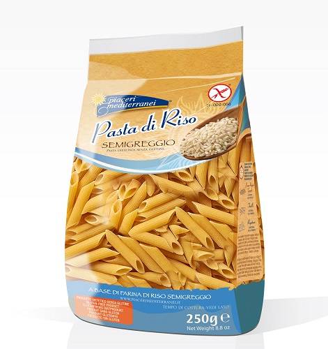 PIACERI MEDITERRANEI PASTA RISO PENNE RIGATE 250 G