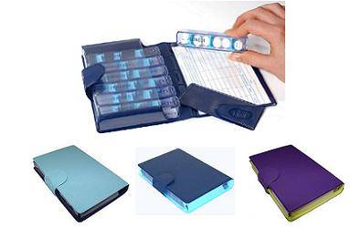 Farmacare medidos Portapillole settimanale in ecopelle 10,5X15,5X2,2 cm