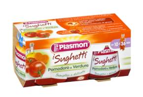 Plasmon Sughetto Pomodoro e Verdure 2 x 80 g