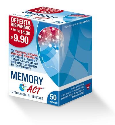 Linea Act Memory Act Integratore per la concentrazione 50 Compresse