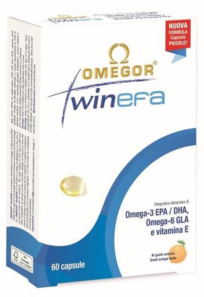 Omegor Twinefa New Integratore per la funzione cardiaca 60 Capsule
