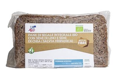 Finestra su Cielo Pane Di Segale Integrale Con Semi Di Lino E Semi Di Chia Bio 500 g