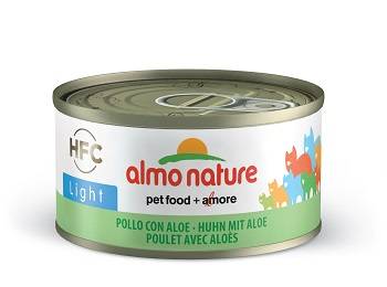Almo Nature Hfc Cat Light Cibo umido per gatti con Pollo Con Aloe 70 g