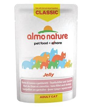 Almo Nature Classic Tonno e Gamberetti Alimento umido per gatti 55 g