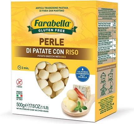 Farabella Perle di Patate con Riso Gnocchi di patate senza glutine 500 g