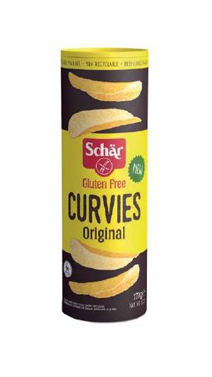 Schar Curvies Original Chips di patate senza glutine 170 g