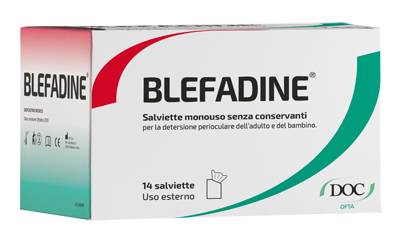 Blefadine Salviette per la detersione perioculare 14 Salviette