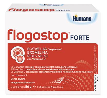 Humana Flogostop Forte Integratore per la funzione articolare 14 Bustine