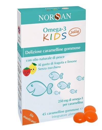 Norsan Kids Omega 3 Caramelline gommose 90 g