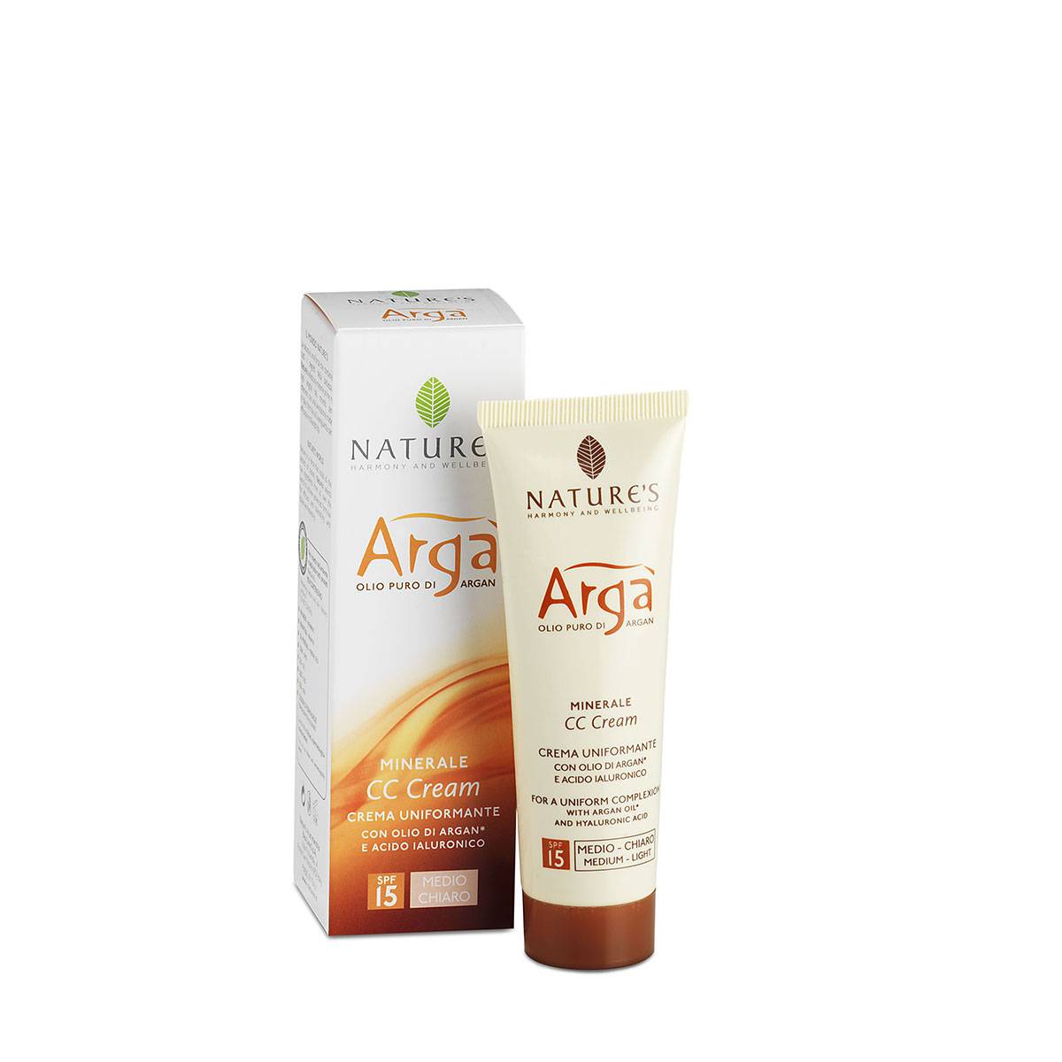 Nature's Argà Minerale CC Cream Viso Uniformante Medio Chiara 50 ml