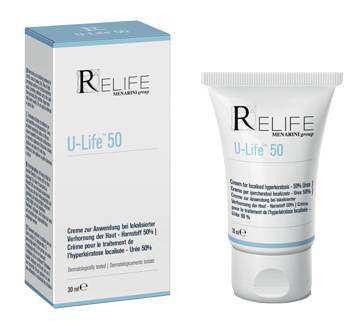 Relife U - life 50 Trattamento idratante ed esfoliante per zone desquamate 30 ml