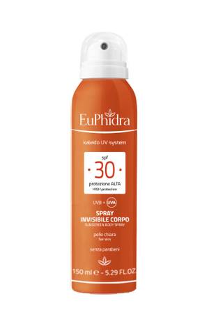 Euphidra Spray Invisibile Protezione Solare Corpo SPF30 150 ml
