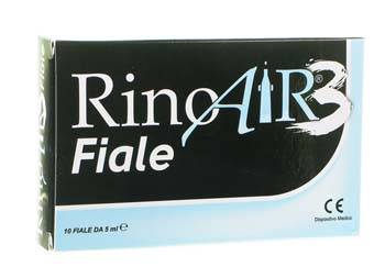 Shedir Pharma Rinoair 3 Decongestionante e fluidificante 10 Fiale da 5 ml